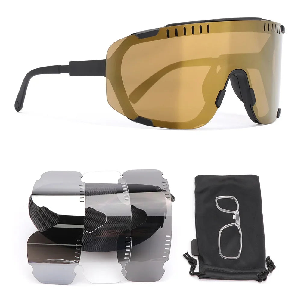 New Bicycle Polarized Sunglasses UV400 Outdoor UV Protection Sports Glasses Road Mountain Bike Cycling Glasses TR90