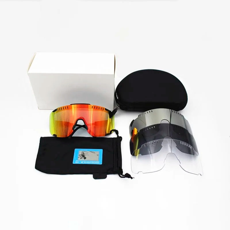 New Bicycle Polarized Sunglasses UV400 Outdoor UV Protection Sports Glasses Road Mountain Bike Cycling Glasses TR90