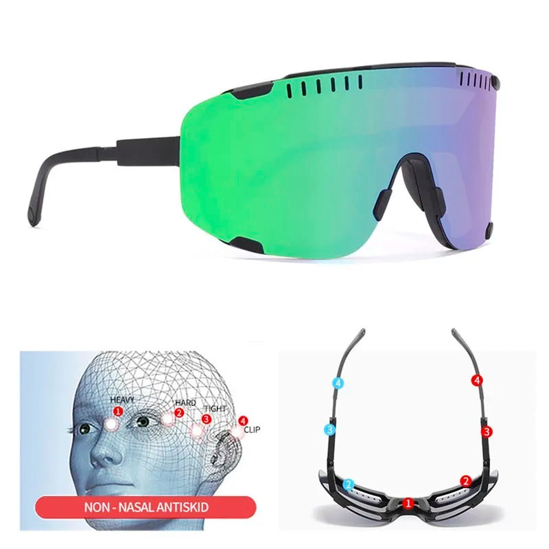 New Bicycle Polarized Sunglasses UV400 Outdoor UV Protection Sports Glasses Road Mountain Bike Cycling Glasses TR90