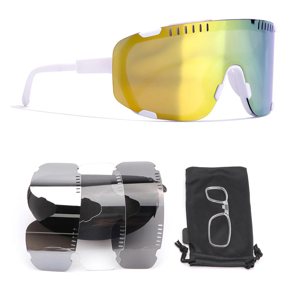 New Bicycle Polarized Sunglasses UV400 Outdoor UV Protection Sports Glasses Road Mountain Bike Cycling Glasses TR90