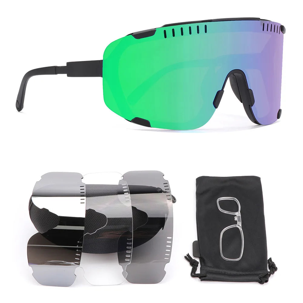 New Bicycle Polarized Sunglasses UV400 Outdoor UV Protection Sports Glasses Road Mountain Bike Cycling Glasses TR90